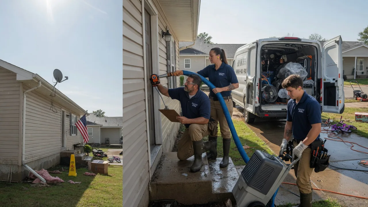 Ceiling Water Damage Restoration in Firth, ID near me